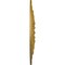 Ekena Millwork Warsaw Ceiling Medallion (Fits Canopies up to 3 1/2"), 18"OD x 3 1/2"ID x 1 3/8"P, Pharaohs Gold CM18WAPGS - alternate 4